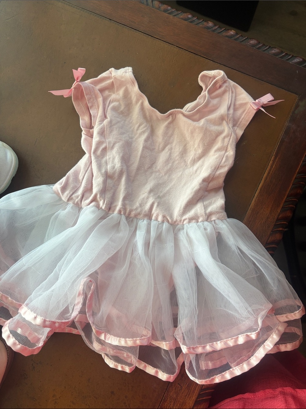 Ruffle Butts Pink and White Tulle Dance Costume